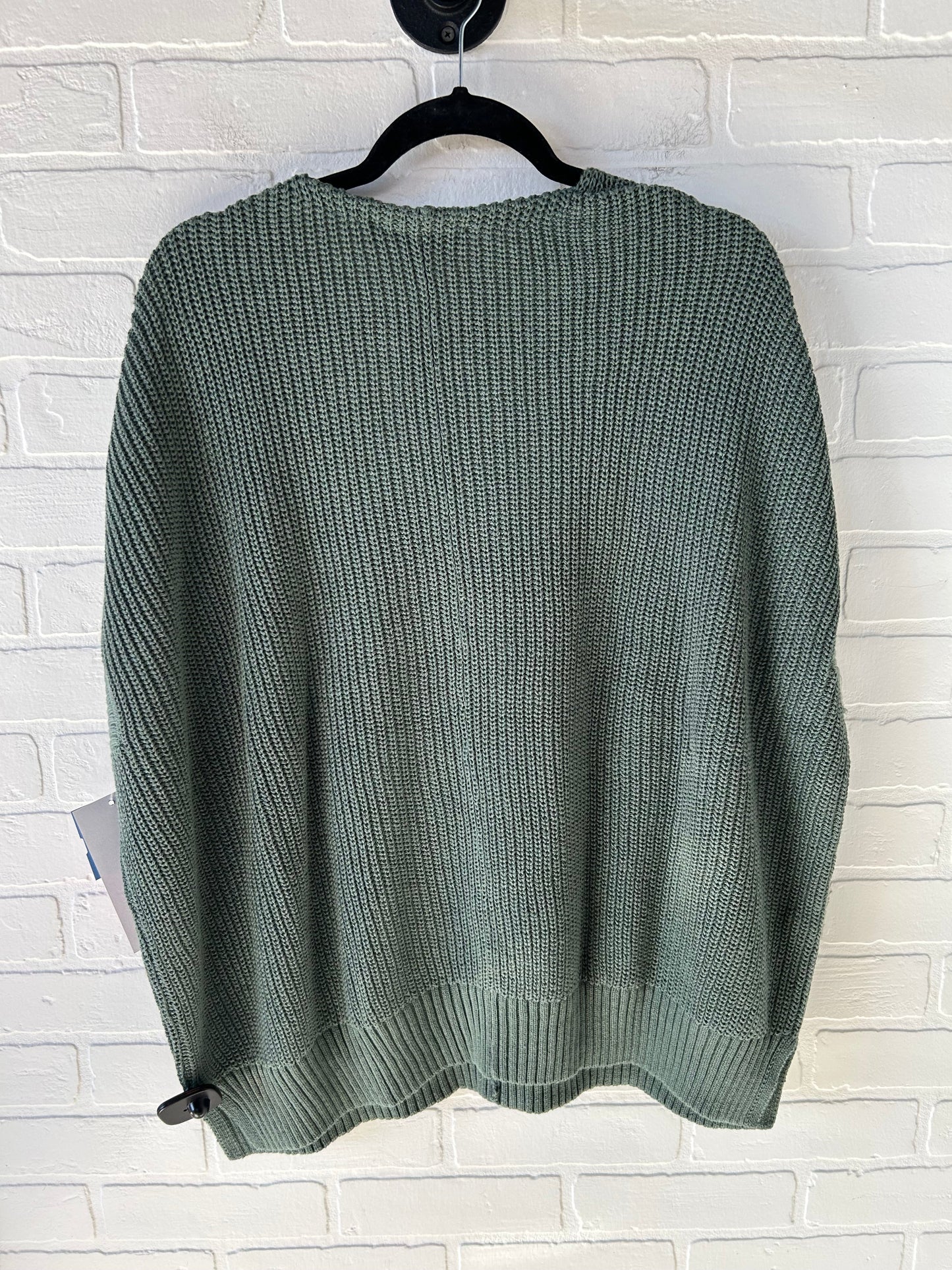 Vest Sweater By Loft In Green, Size: Xl