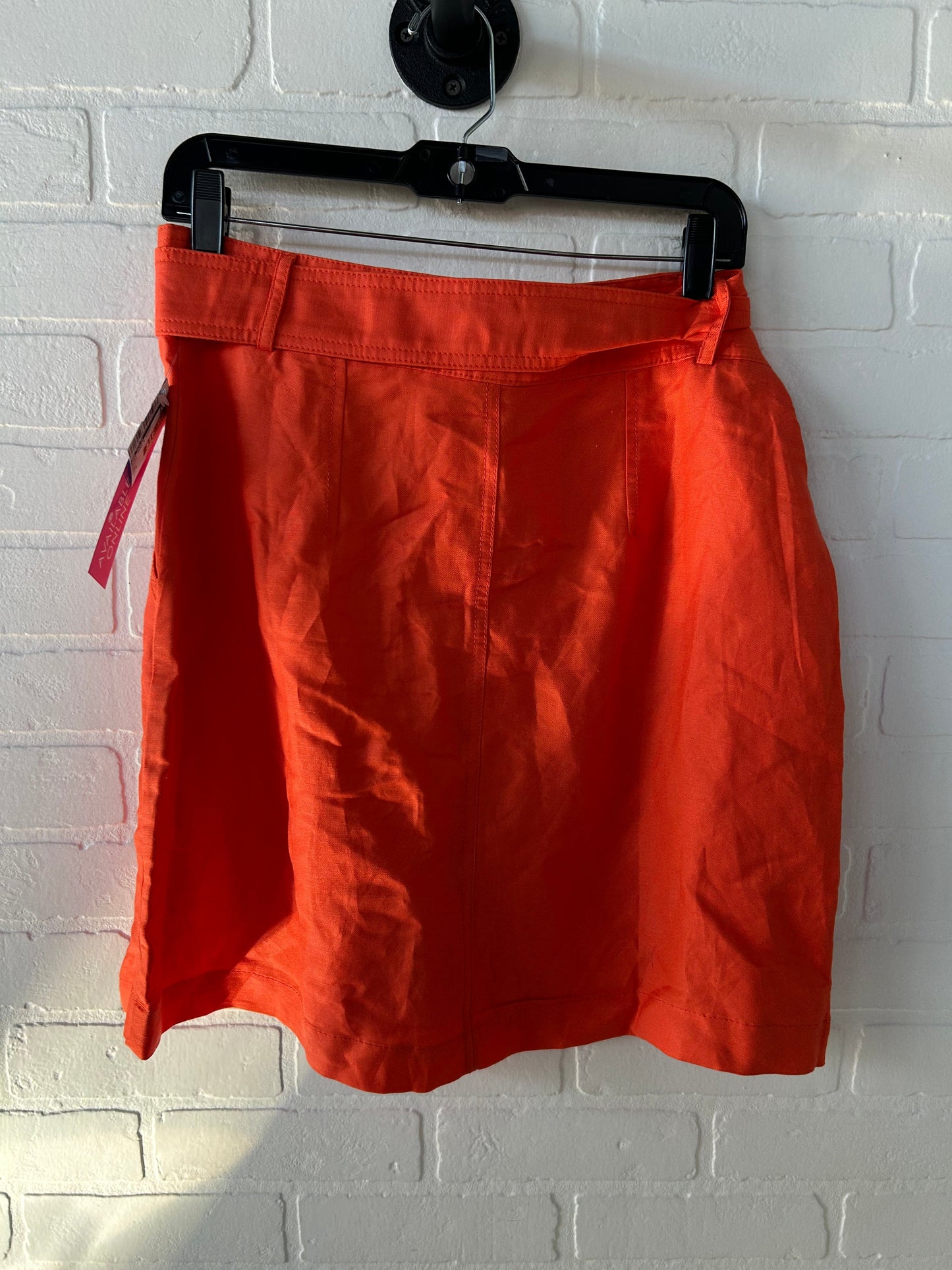 Skirt Mini & Short By Ann Taylor In Orange, Size: 8