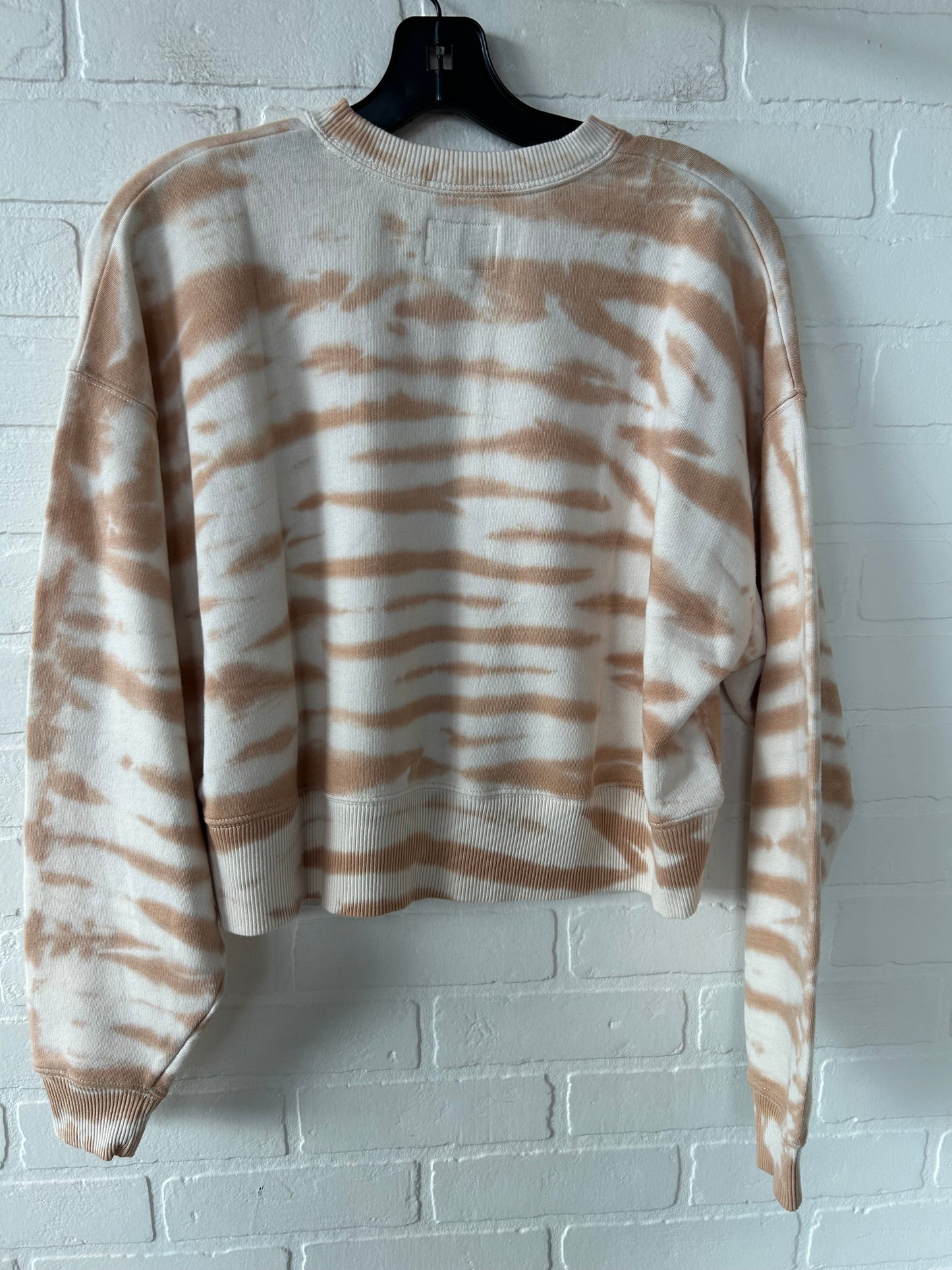 Sweatshirt Crewneck By American Eagle In Tan, Size: S