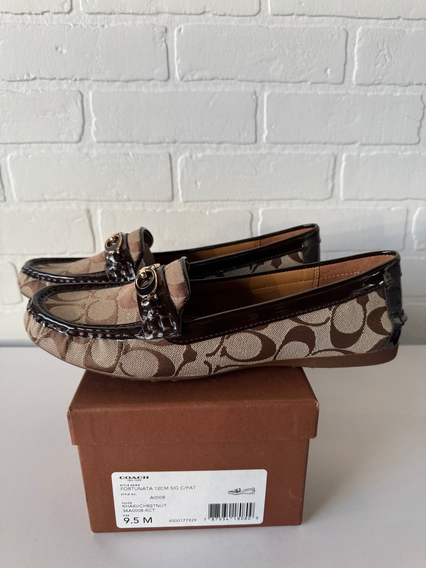 Shoes Designer By Coach In Brown, Size: 9.5