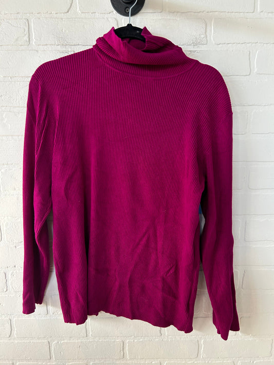 Sweater By Coldwater Creek In Purple, Size: L