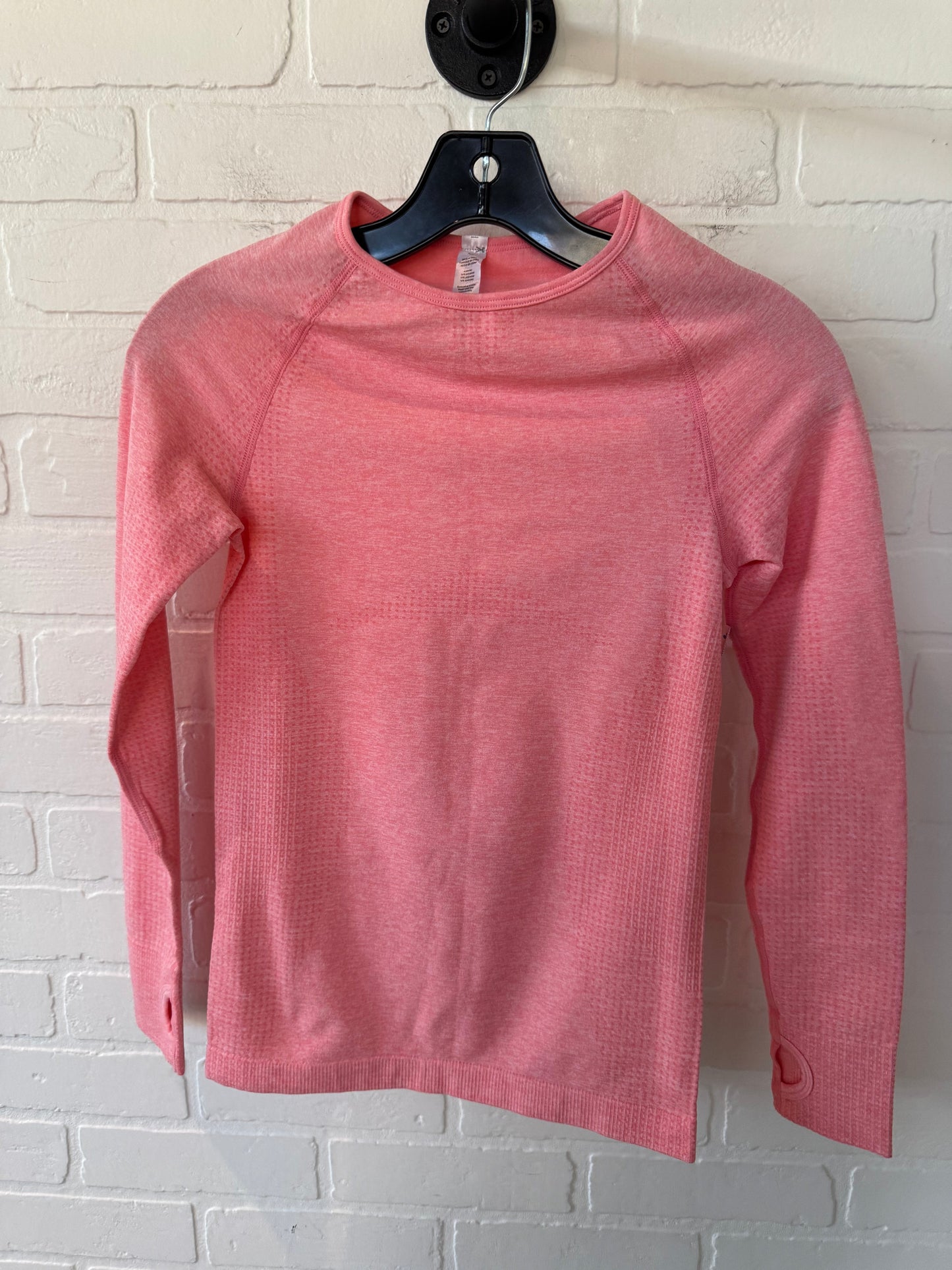 Athletic Top Long Sleeve Crewneck By Clothes Mentor In Pink, Size: S