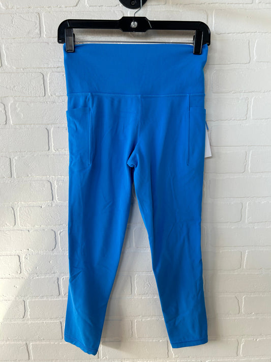 Athletic Leggings By Athleta In Blue, Size: 4