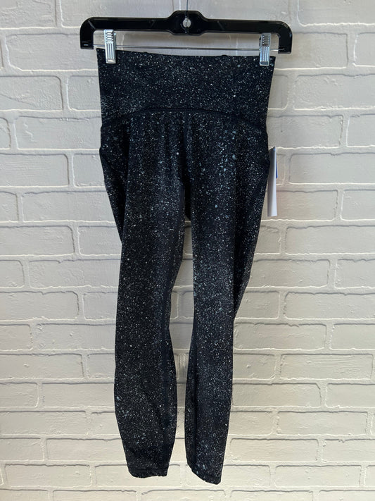 Athletic Leggings By Lululemon In Black & Blue, Size: 4