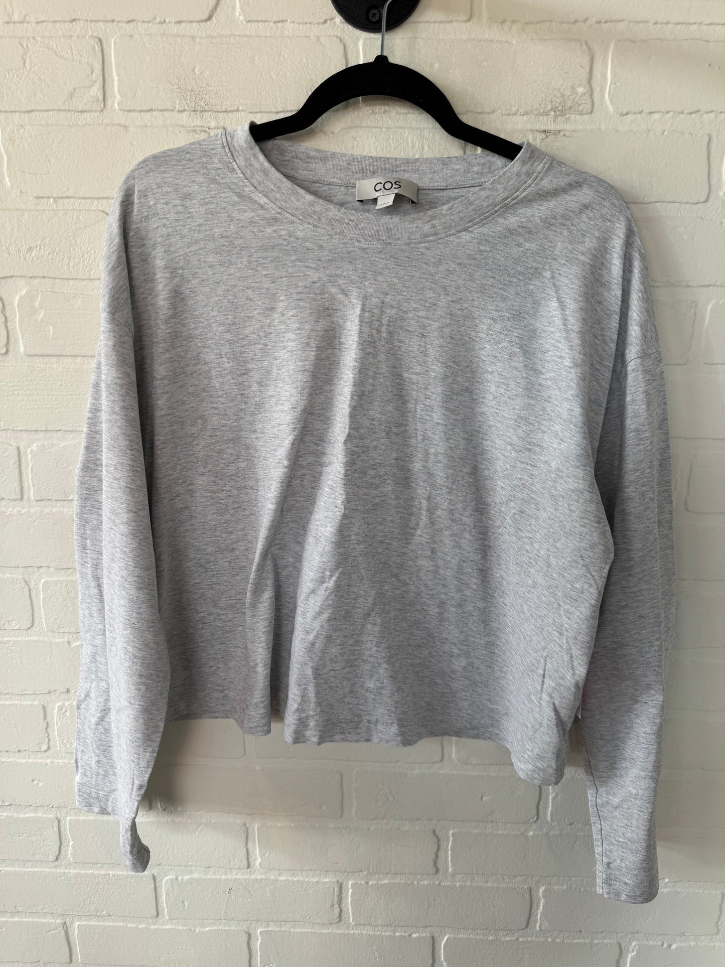 Top Long Sleeve Basic By Cos In Grey, Size: M