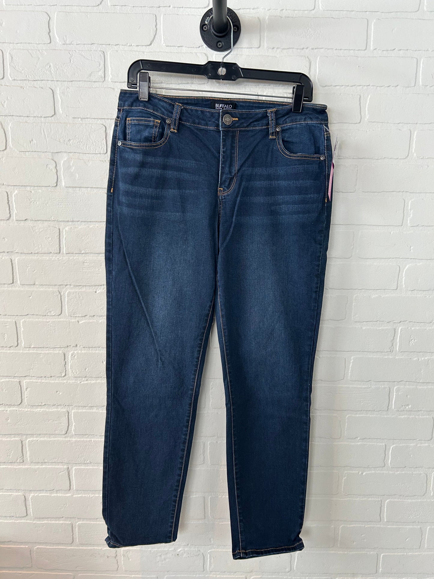 Jeans Skinny By Buffalo David Bitton In Blue Denim, Size: 10