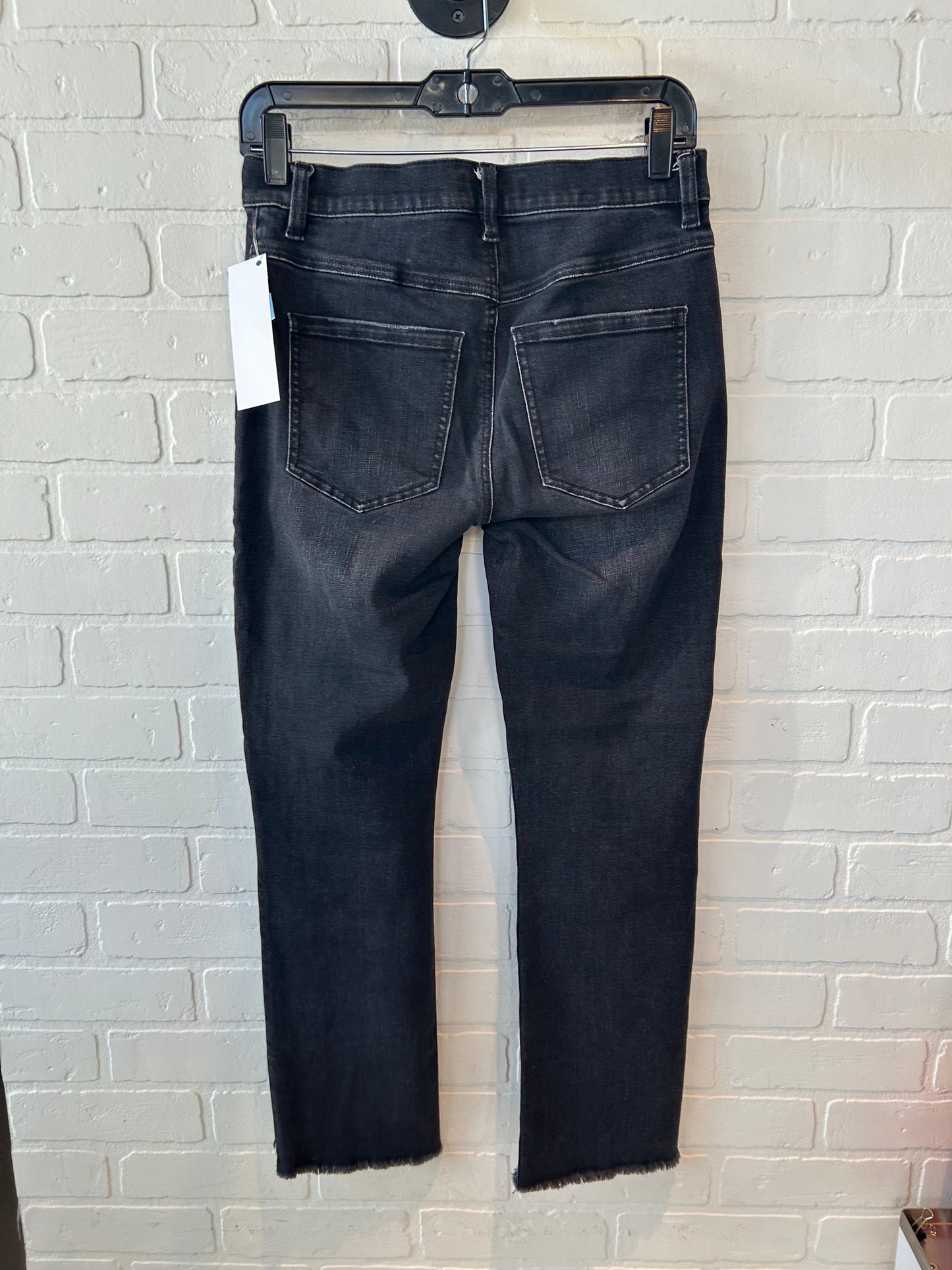 Jeans Straight By Cabi In Black Denim, Size: 2