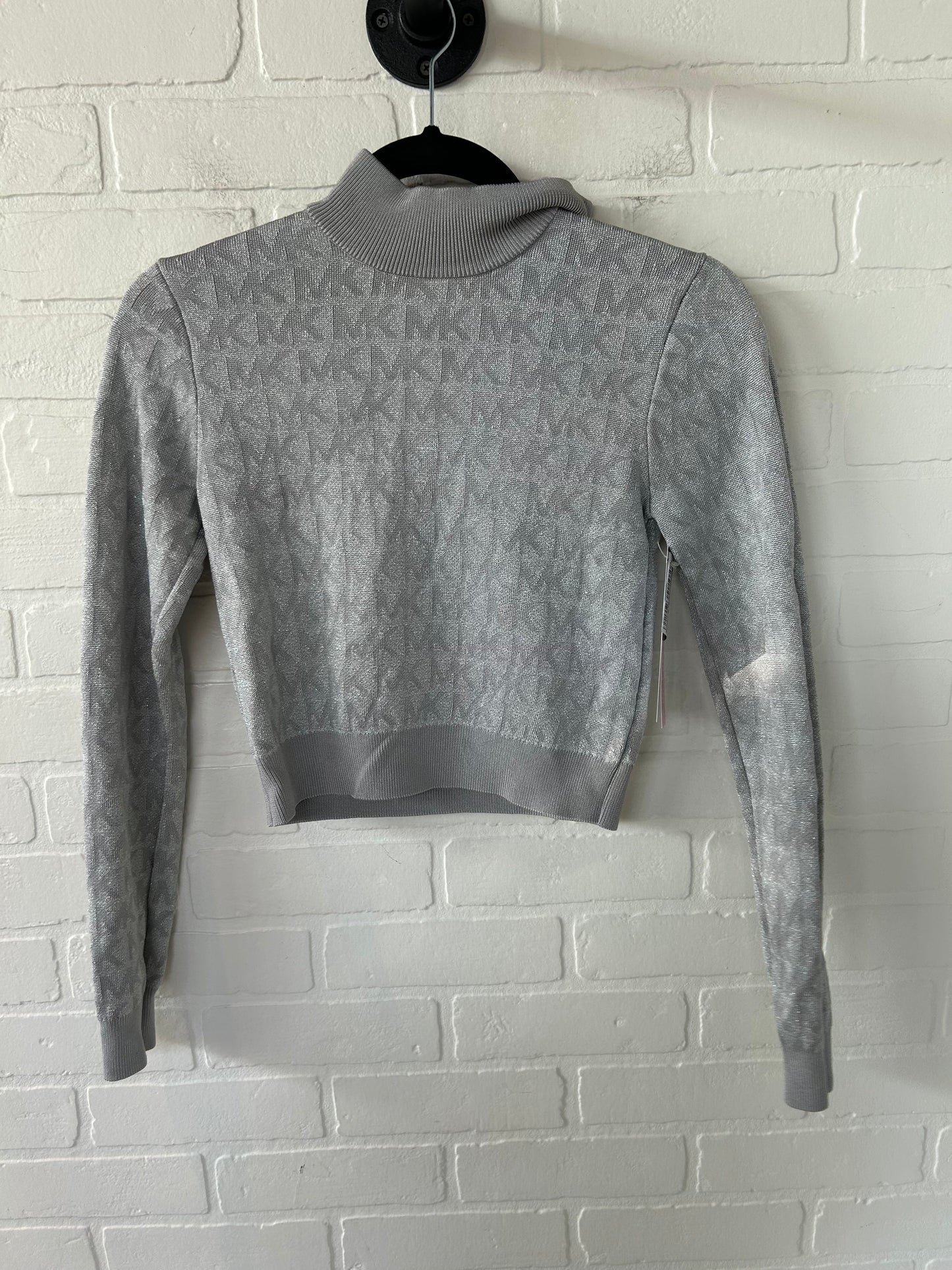 Sweater By Michael By Michael Kors In Silver, Size: Xs