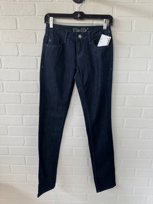 Jeans Straight By Miss Me In Blue Denim, Size: 2