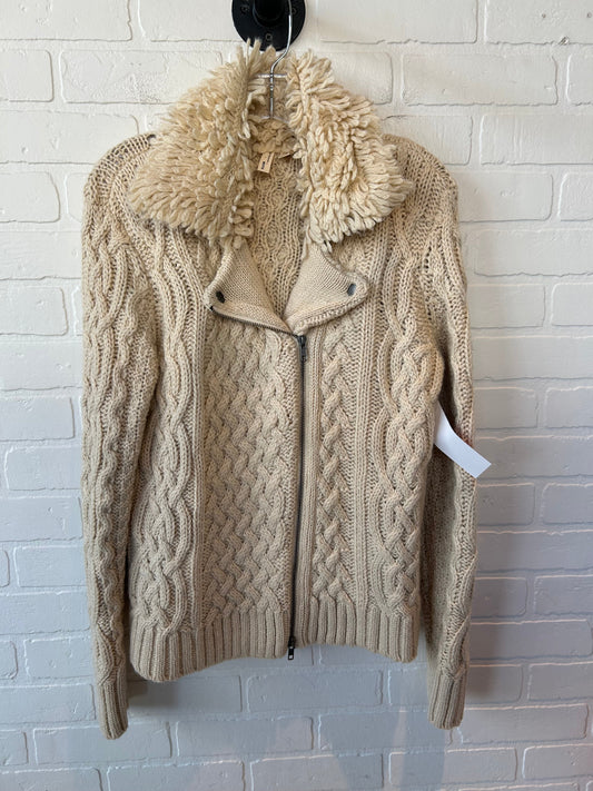 Sweater Cardigan By Moth In Cream, Size: S