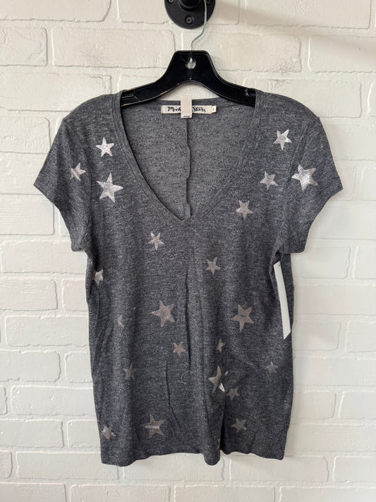 Top Short Sleeve By Michael Stars In Grey, Size: S