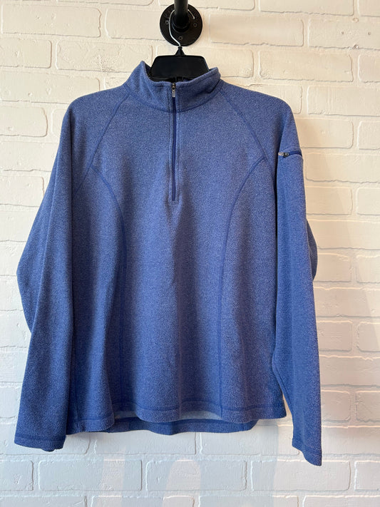 Jacket Fleece By L.l. Bean In Blue, Size: M