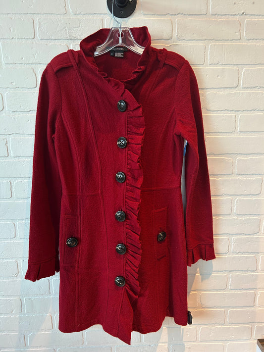 Coat Peacoat By Etcetra In Red, Size: S