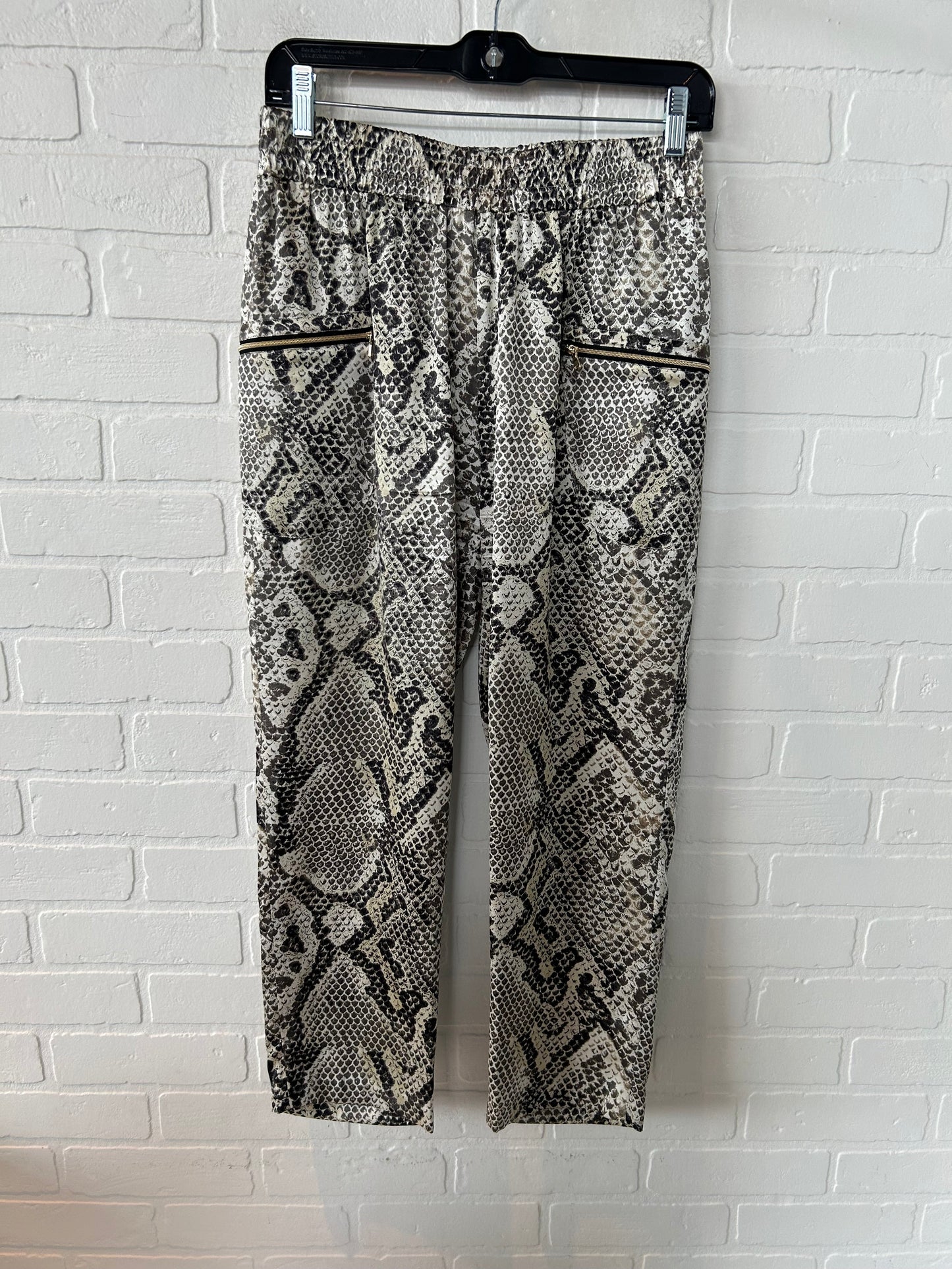 Pants Lounge By L Agence In Brown & Cream, Size: 4