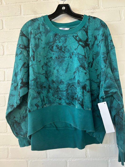 Sweatshirt Crewneck By Joy Lab In Green, Size: L