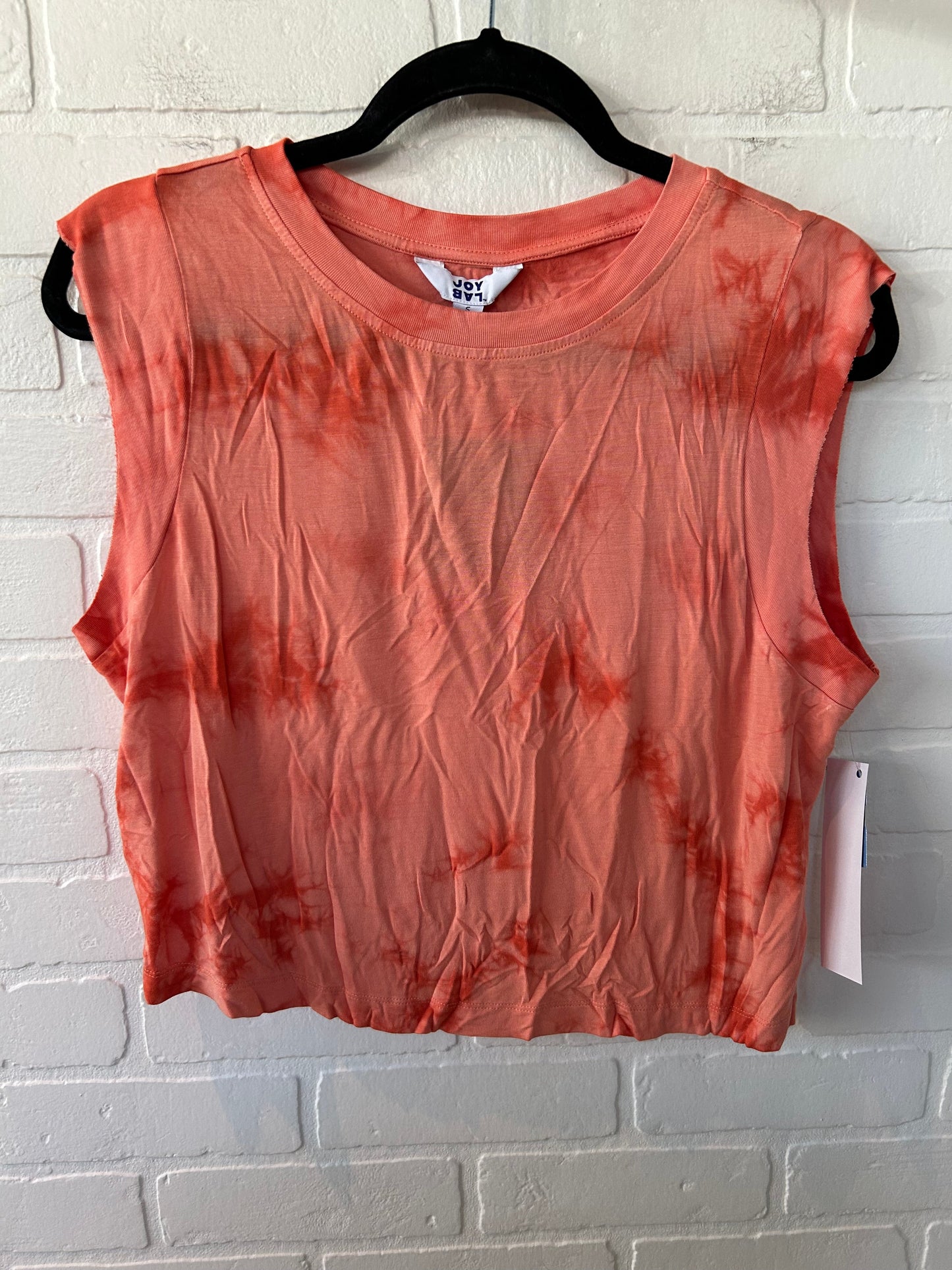 Athletic Tank Top By Joy Lab In Peach, Size: S