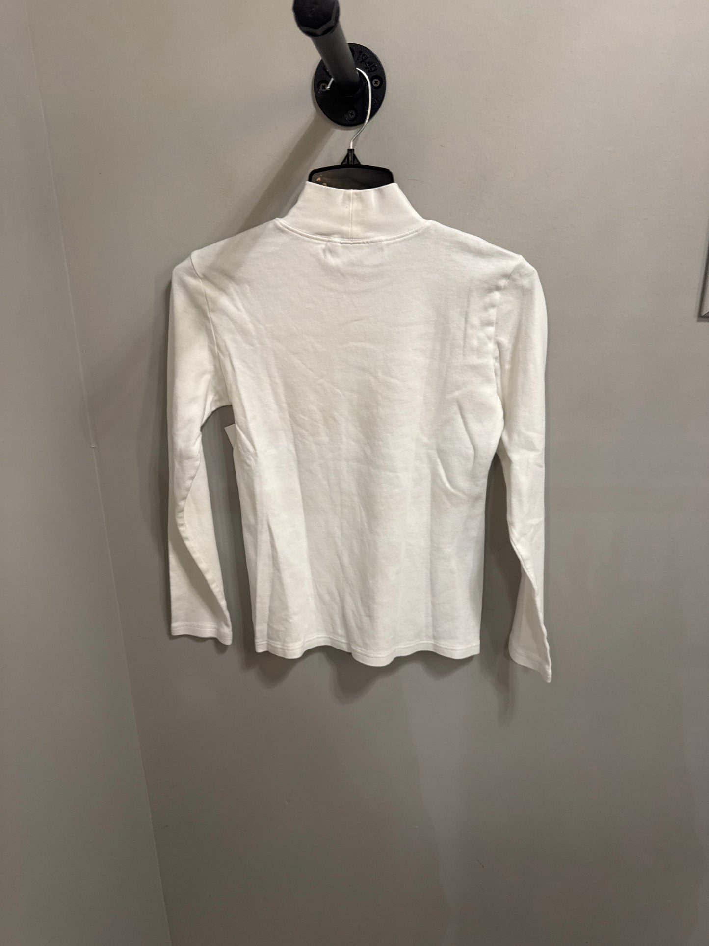 Top Long Sleeve Basic By Karen Scott In White, Size: S