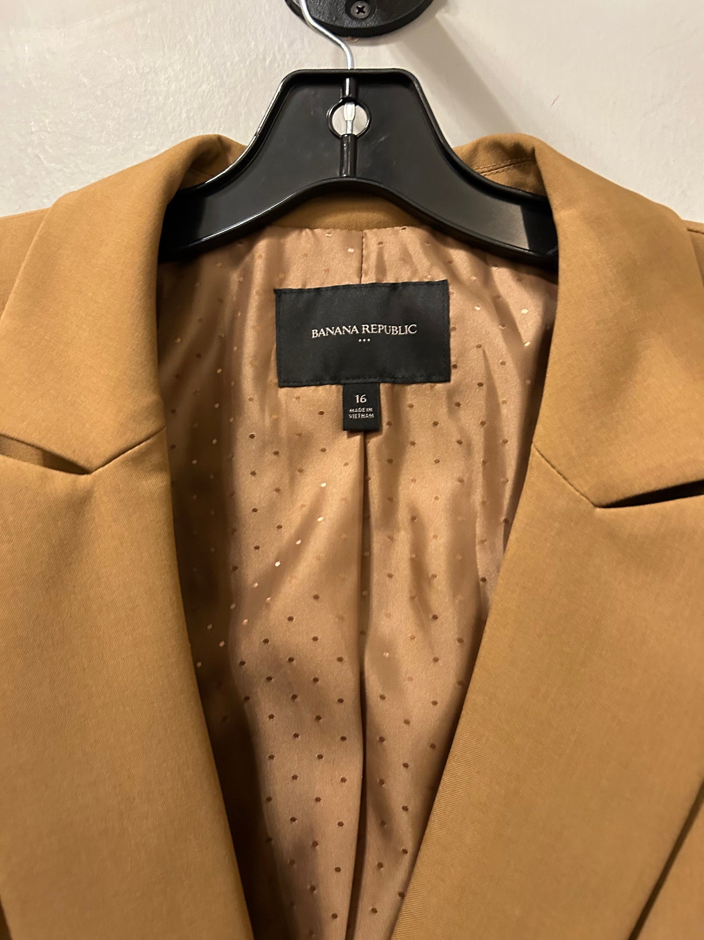 Blazer By Banana Republic In Brown, Size: Xl