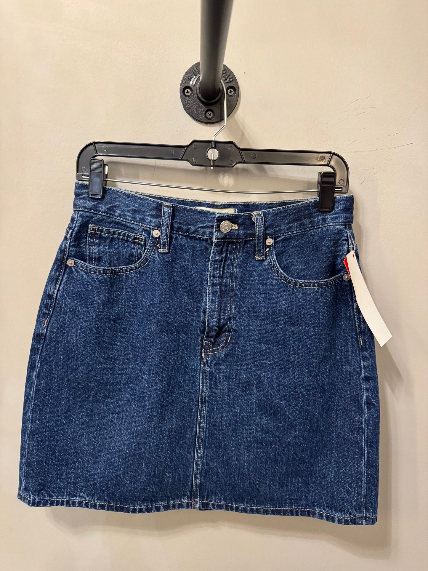 Skirt Mini & Short By Madewell In Blue Denim, Size: 4