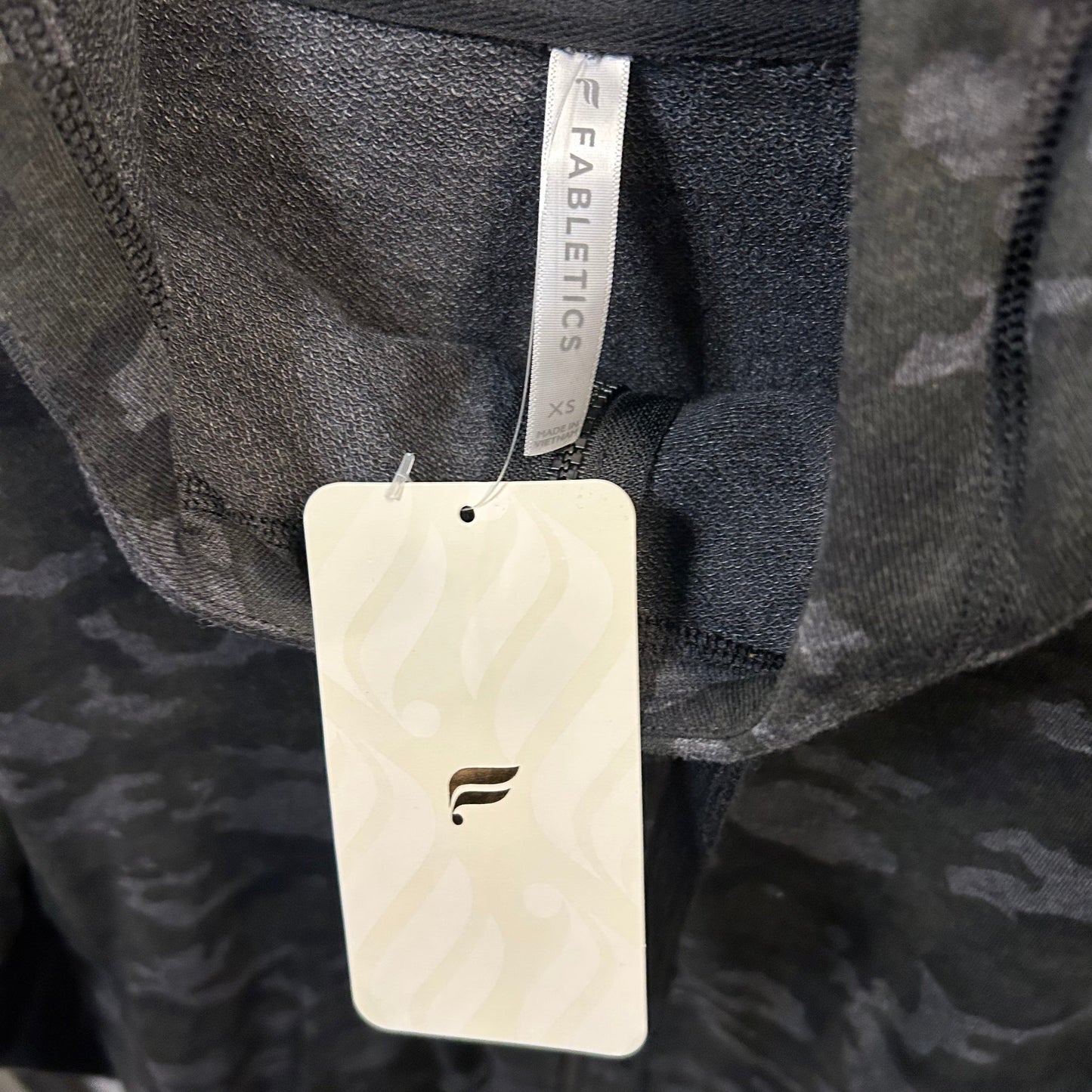 Athletic Sweatshirt Hoodie By Fabletics In Grey, Size: Xs