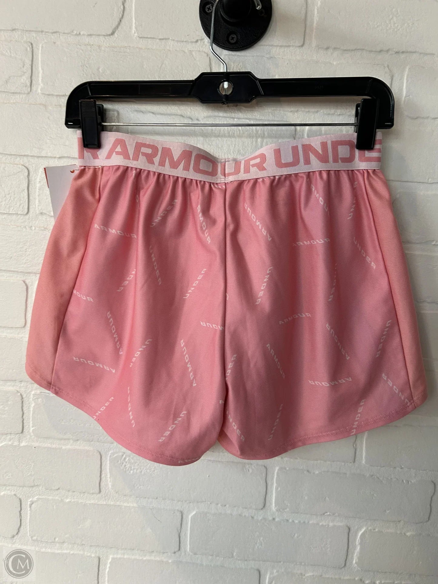 Athletic Shorts By Under Armour In Pink, Size: 4
