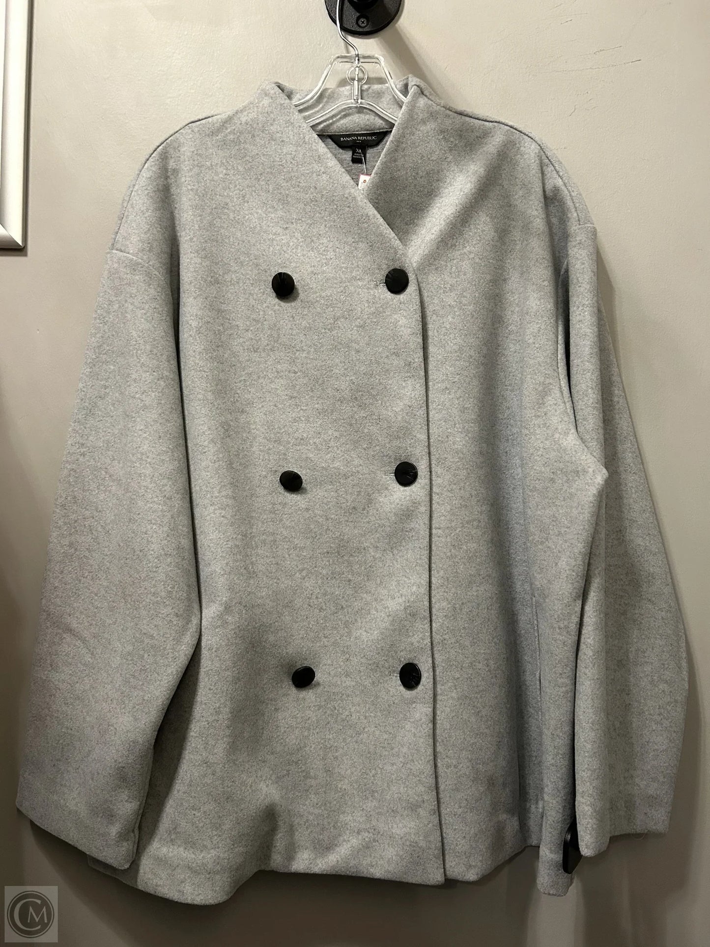 Coat Other By Banana Republic In Grey, Size: Xl