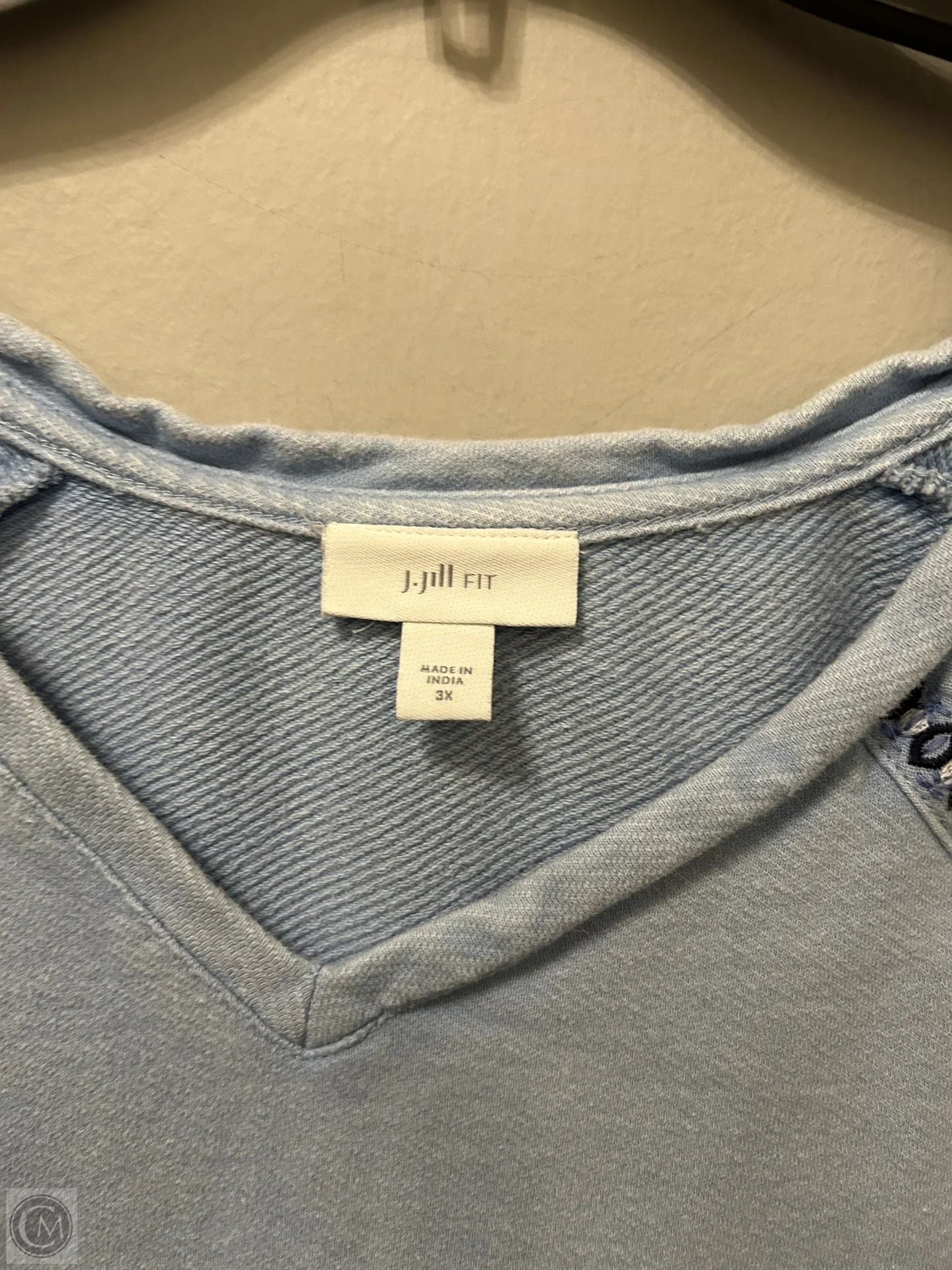 Sweatshirt Crewneck By J. Jill In Blue, Size: 3x