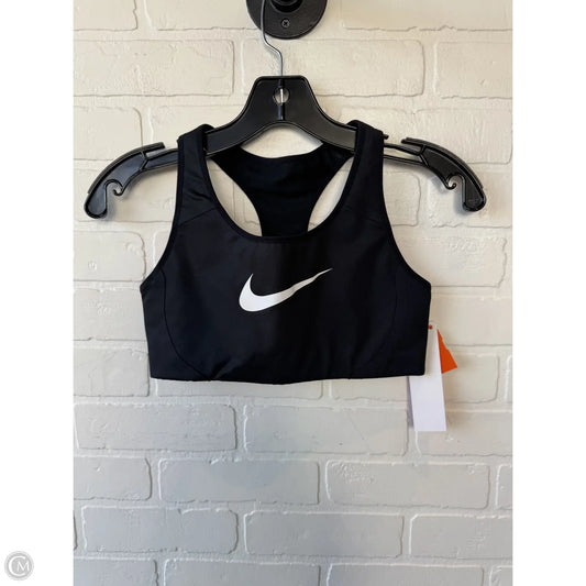 Athletic Bra By Nike In Black, Size: S