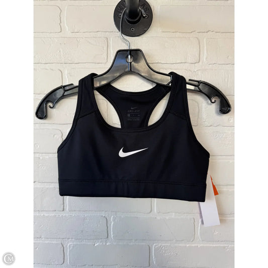 Athletic Bra By Nike In Black, Size: S