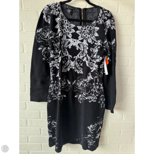 Dress Sweater By Inc In Black & Grey, Size: Xl