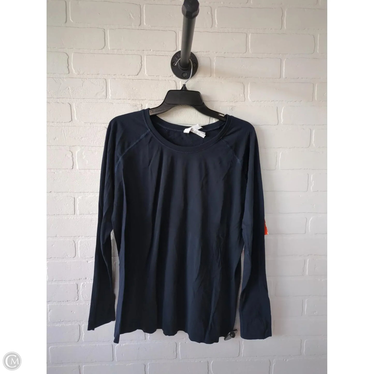 Athletic Top Long Sleeve Crewneck By Athleta In Blue, Size: 1x