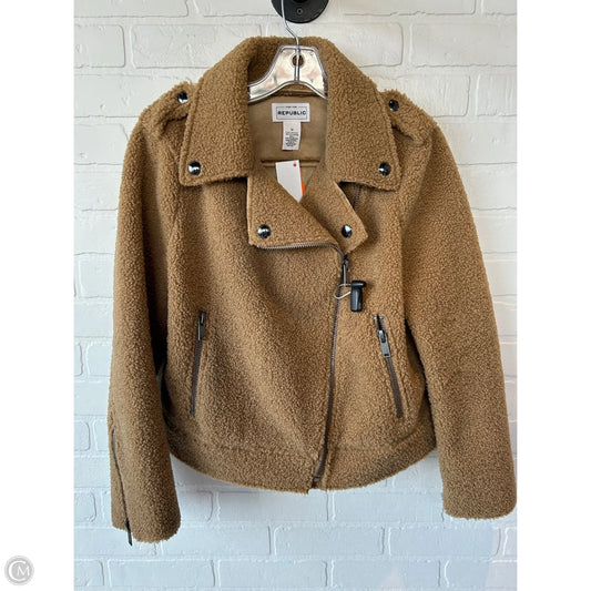 Jacket Faux Fur & Sherpa By For The Republic In Tan, Size: M