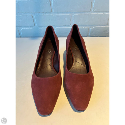 Shoes Heels Kitten By Franco Sarto In Red, Size: 8