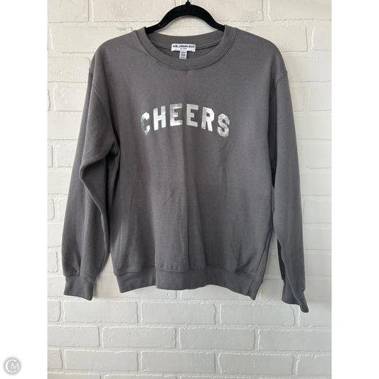 Sweatshirt Crewneck By Cmb In Grey, Size: Xs