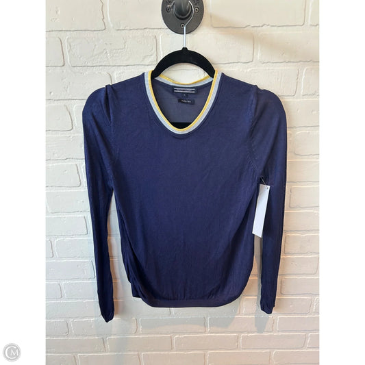Sweater By Tommy Hilfiger In Blue & Yellow, Size: S