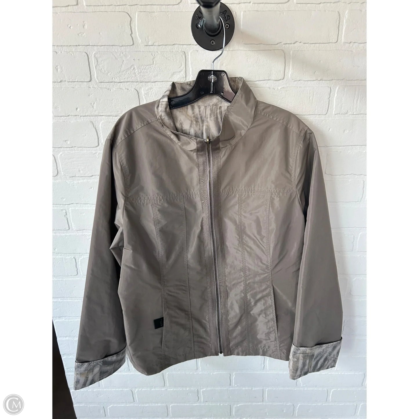 Jacket Designer By Lafayette 148 In Brown, Size: Xl