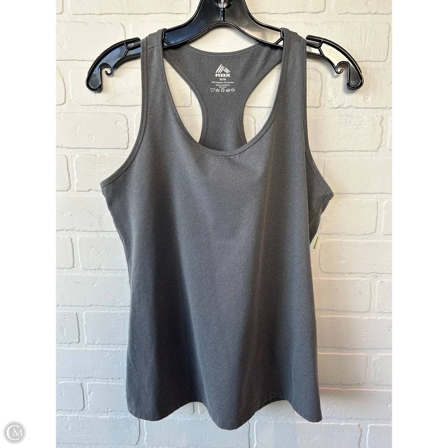 Athletic Tank Top By Rbx In Grey, Size: M