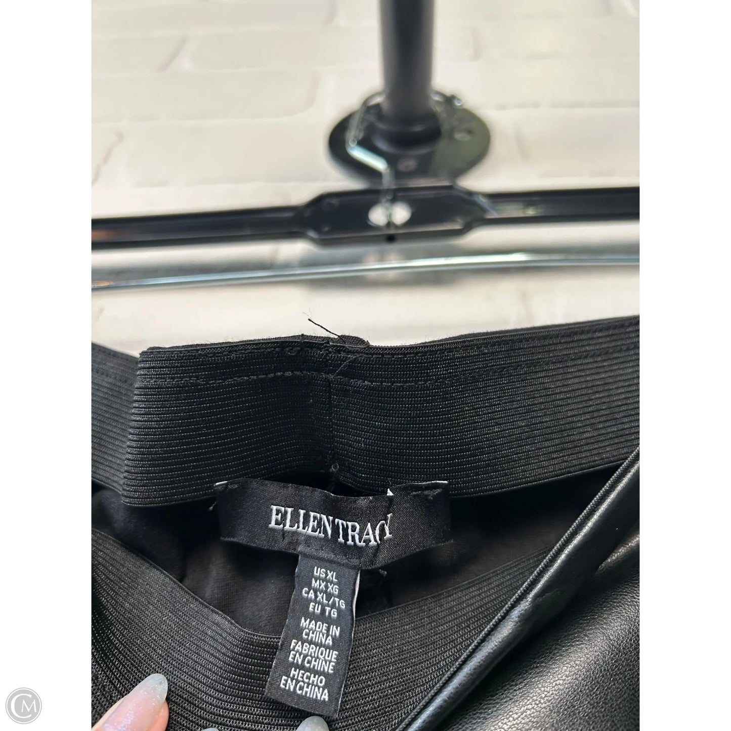 Skirt Midi By Ellen Tracy In Black, Size: 16