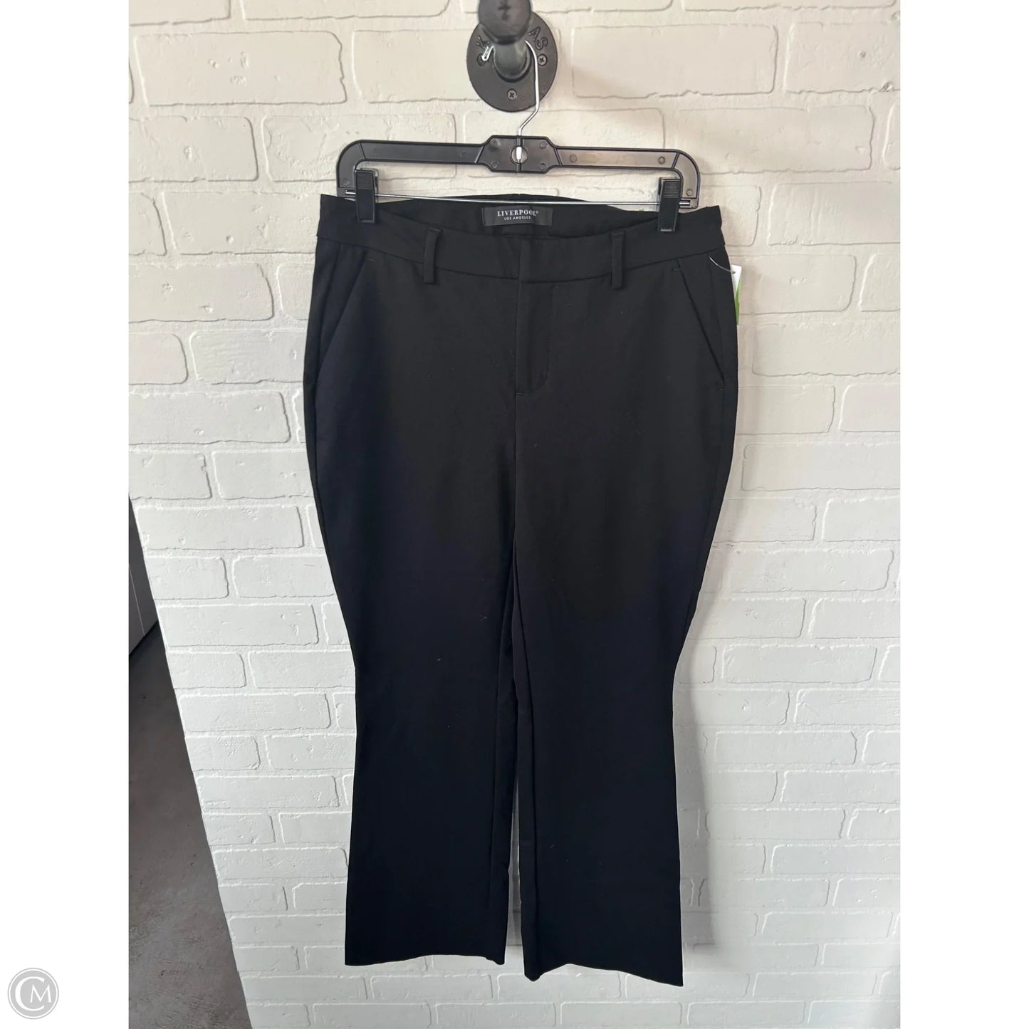 Pants Dress By Liverpool In Black, Size: 8l