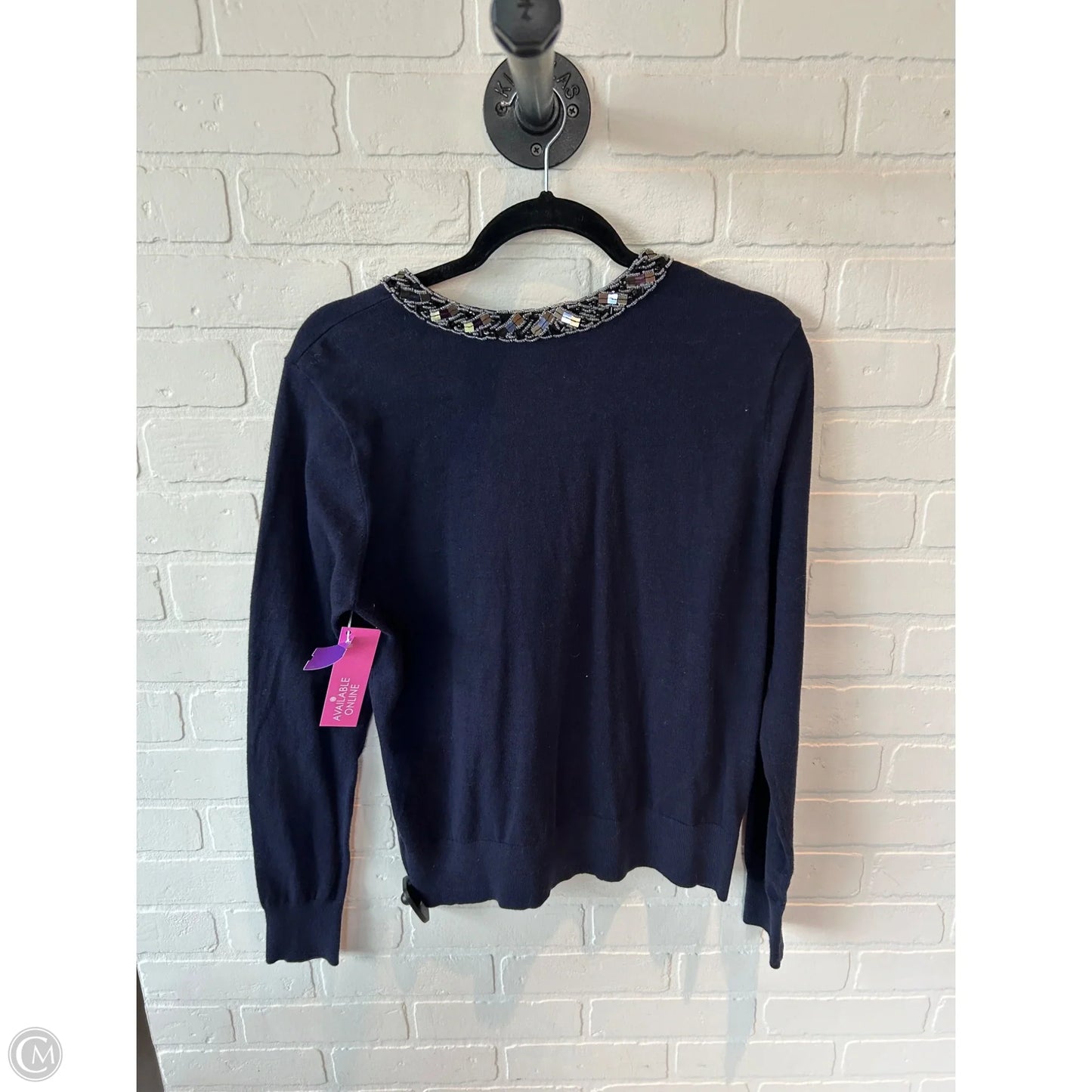 Sweater By Cabi In Navy, Size: L