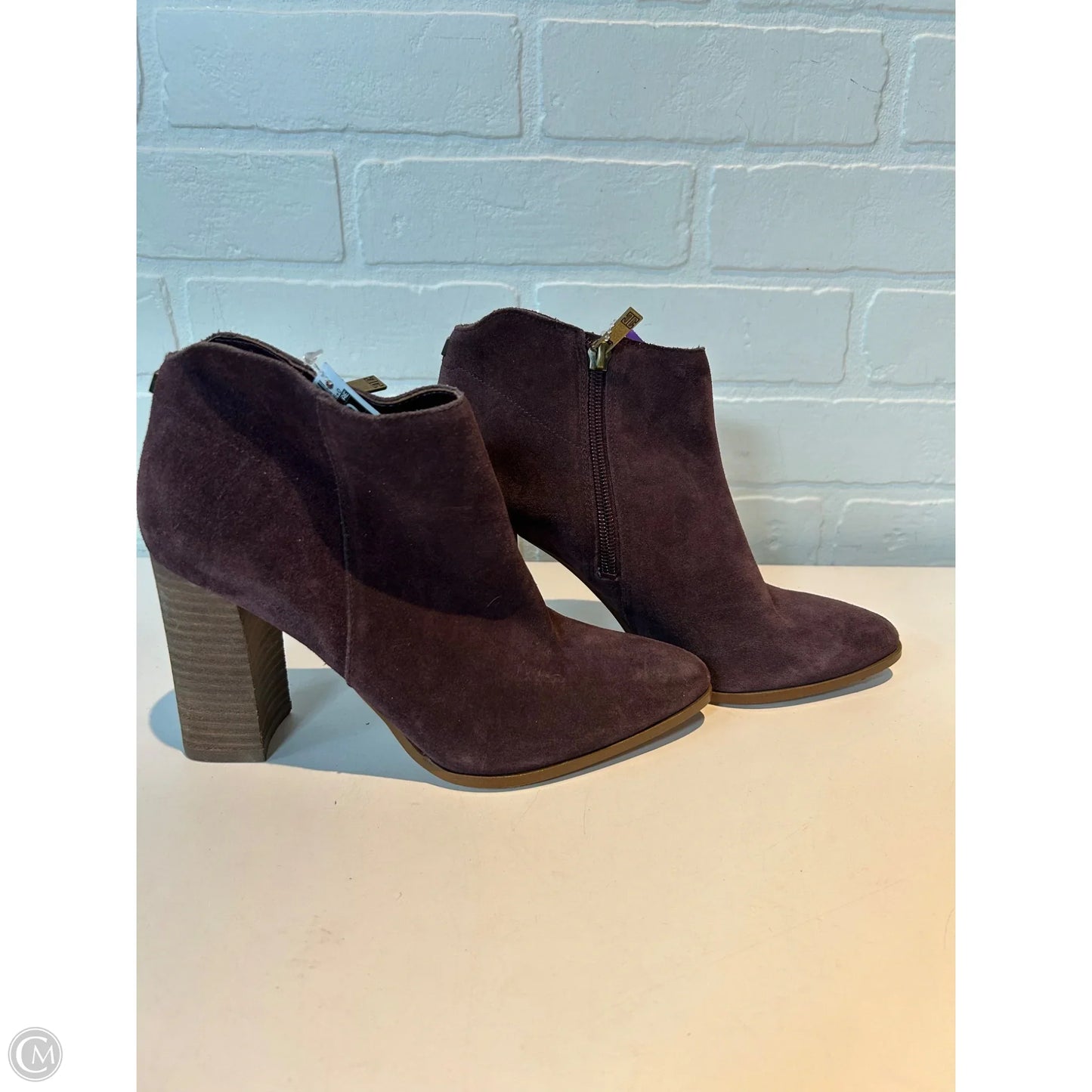 Boots Ankle Heels By Ivanka Trump In Purple, Size: 7