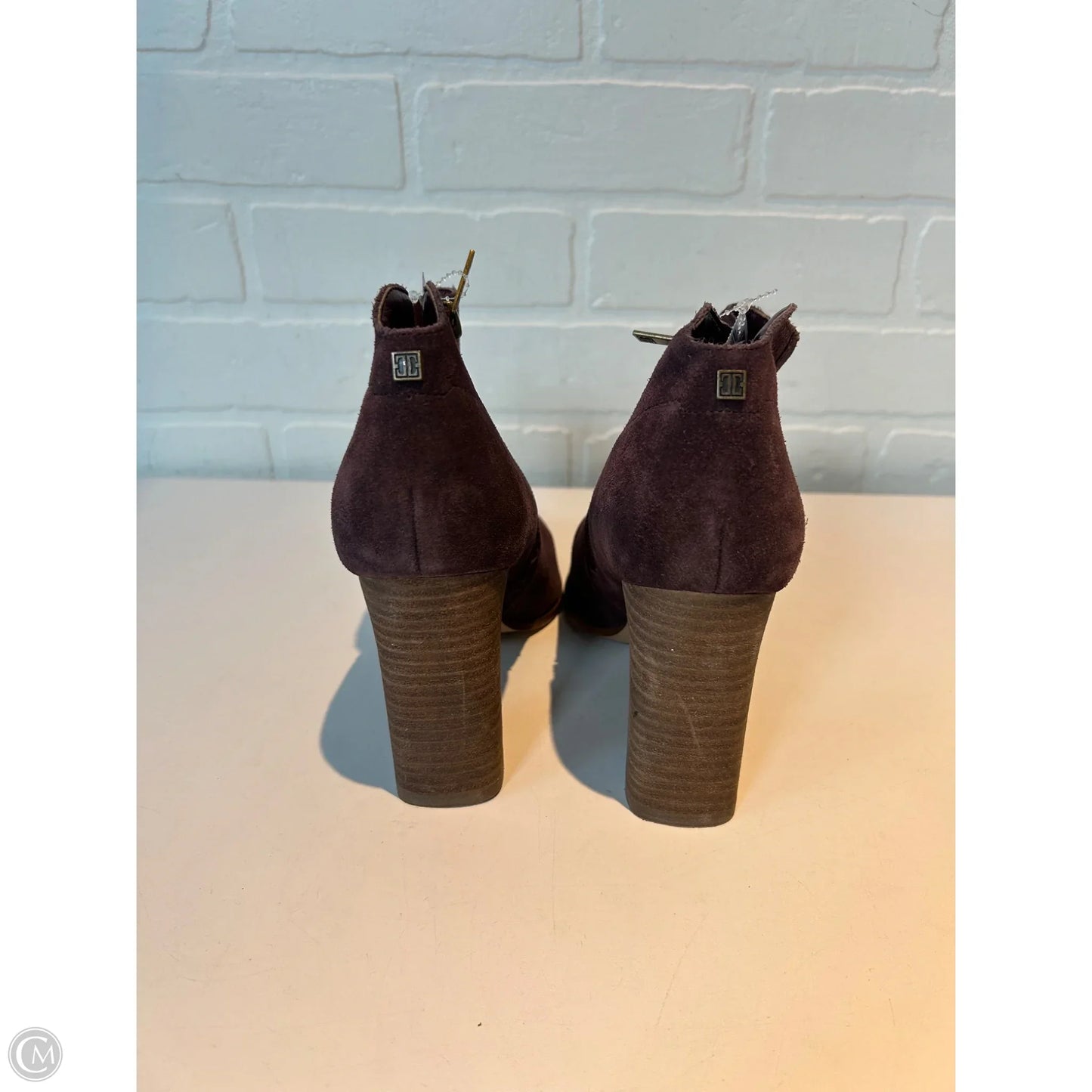 Boots Ankle Heels By Ivanka Trump In Purple, Size: 7