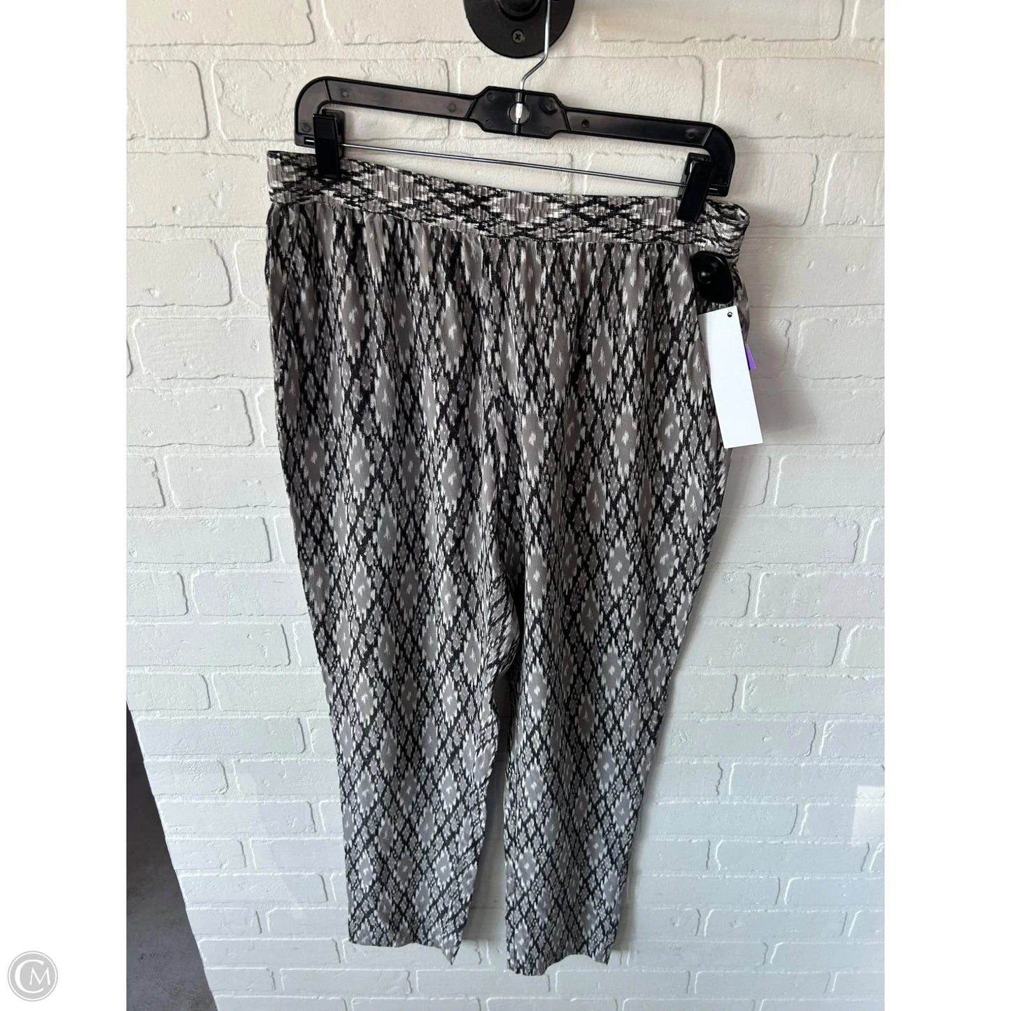 Pants Wide Leg By Joie In Black & Grey, Size: 8