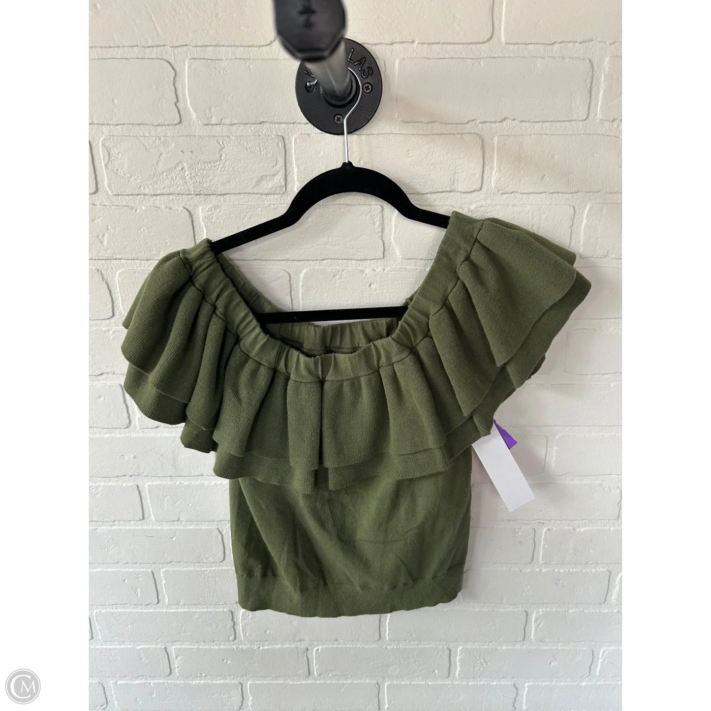 Top Short Sleeve By J. Crew In Green, Size: Xs
