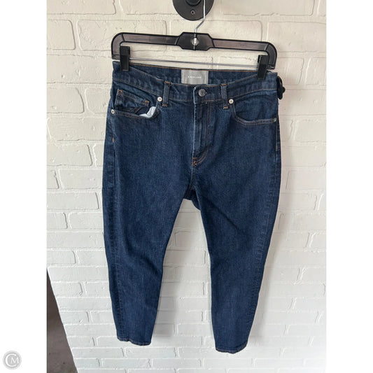 Jeans Straight By Everlane In Blue Denim, Size: 8