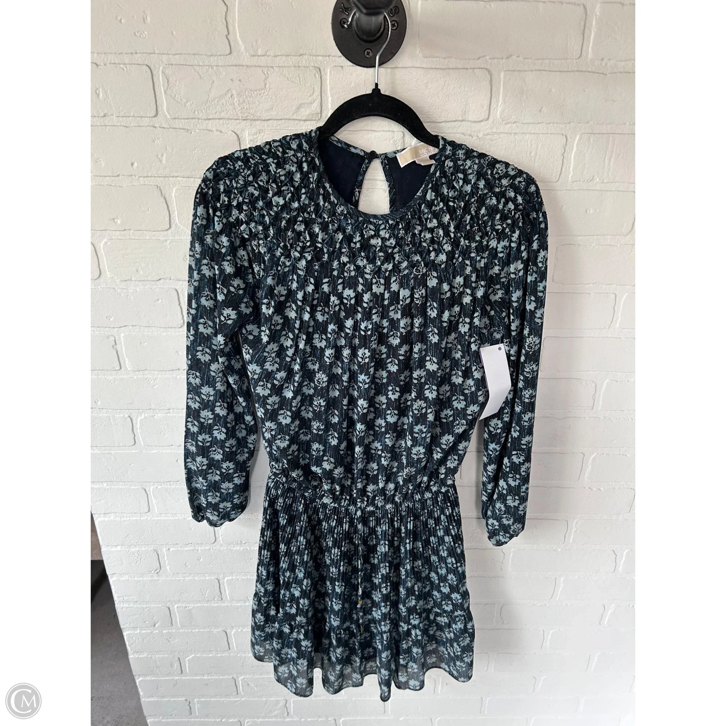 Dress Casual Short By Michael By Michael Kors In Black & Blue, Size: Xs