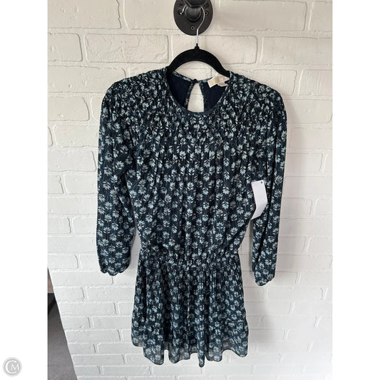 Dress Casual Short By Michael By Michael Kors In Black & Blue, Size: Xs