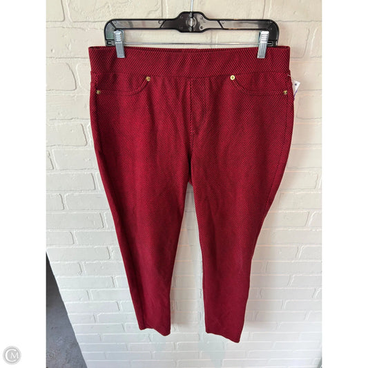 Pants Other By Michael By Michael Kors In Black & Red, Size: 12