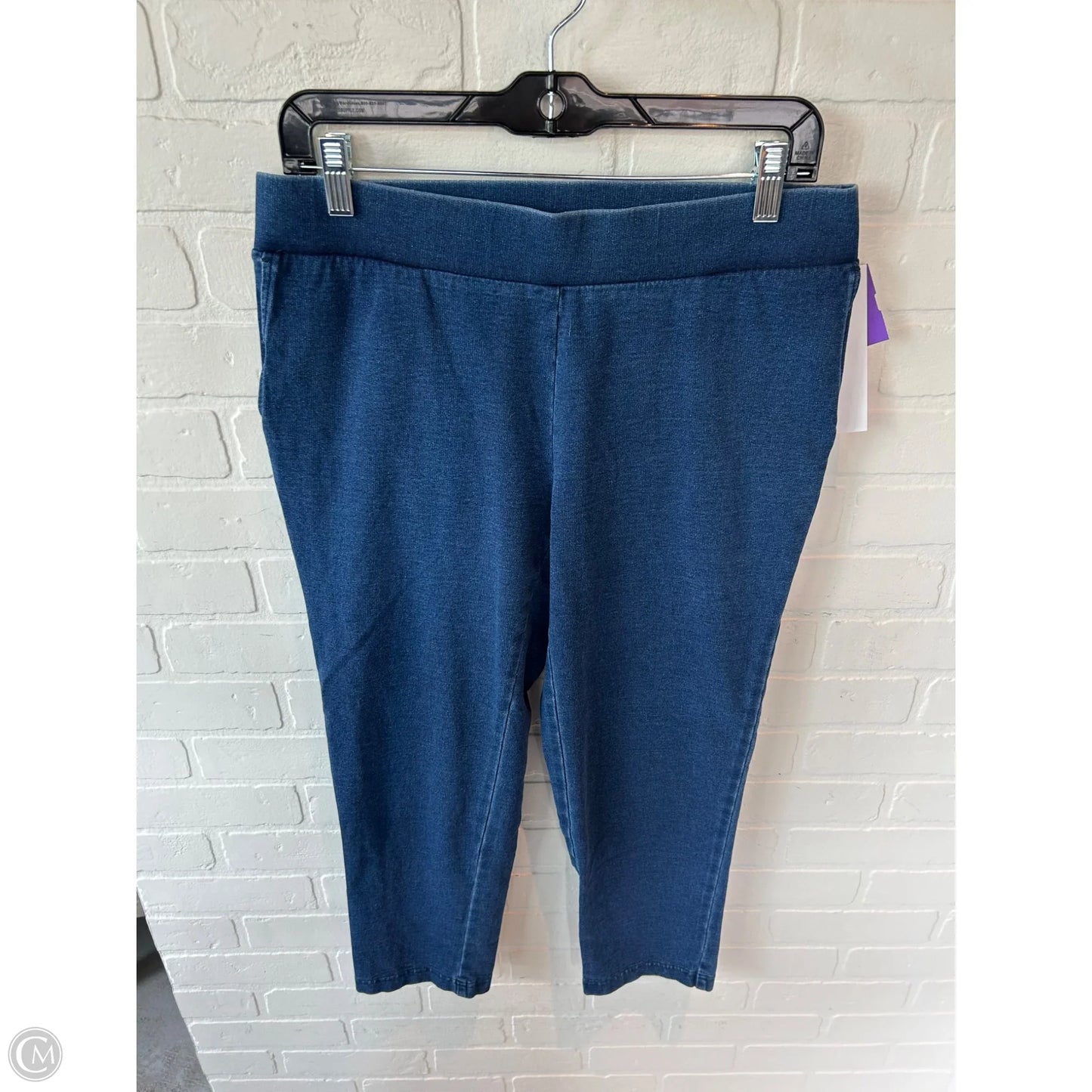 Pants Cropped By Pure Jill In Blue, Size: 4