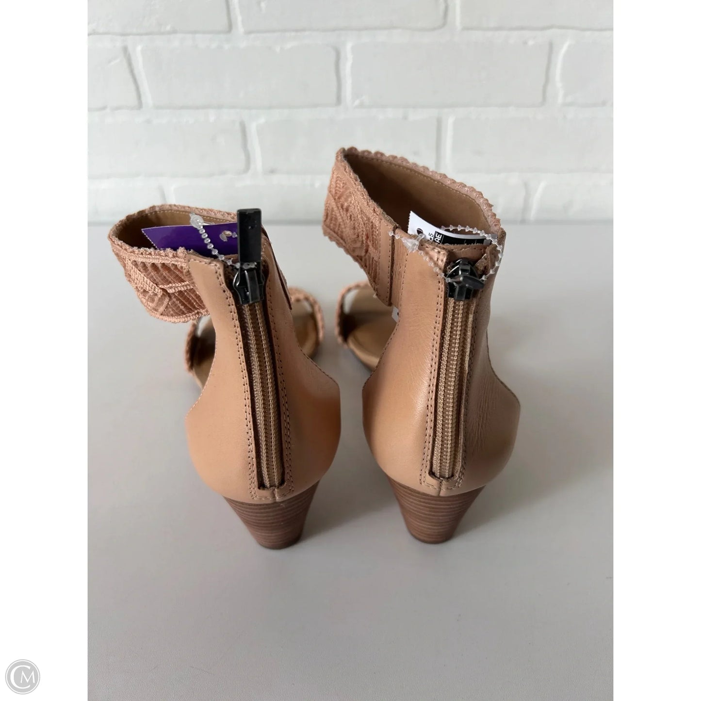 Sandals Heels Wedge By Lucky Brand In Pink, Size: 11